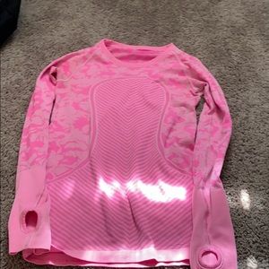 Lululemon Neon Pink Camo swiftly Tech